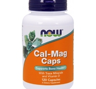 Кальций - магний Cal -Mag 120 капс от NOW
