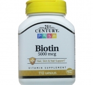 Biotin 5000 mcg 110 капс от 21st Century