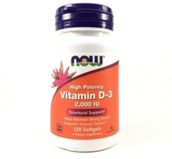 Vitamin D3 2000 МЕ (120 soft.) от NOW