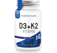 Vitamin D3 + K2 60 капс от Nutriversum