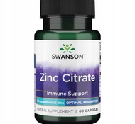 Zinc Citrate 60 caps от Swanson