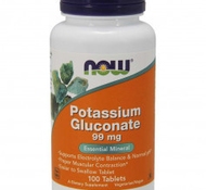 Potassium Gluconate 100 табл от NOW