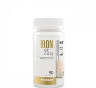 Iron 25 mg (90 капс.) от Maxler