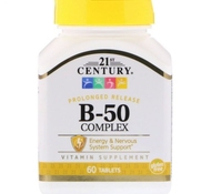 Витамины B-50 (60 табл.) от 21st Century