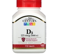 Vitamin D3 5000ME 110табл от 21 st Century