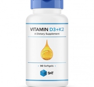 Швейцарские витамины Vitamin D3+K2 90 soft от SNT