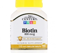 Biotin 800мкг 110 капс от 21st. Century
