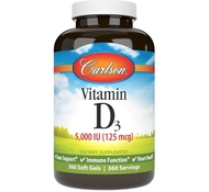 Vitamin D3 360 soft 5000 ME от Carlson