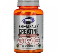 Kre-Alkalyn Creatine 750 мг 120 капсул NOW