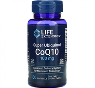 Super Absorbable CoQ10 60 софтгель от Life Extension